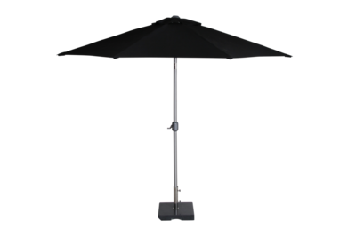 Andria parasol Sølv/sort