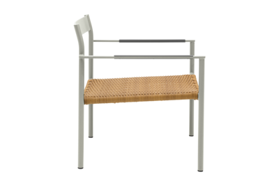 DK loungestol Light Grey/Natur