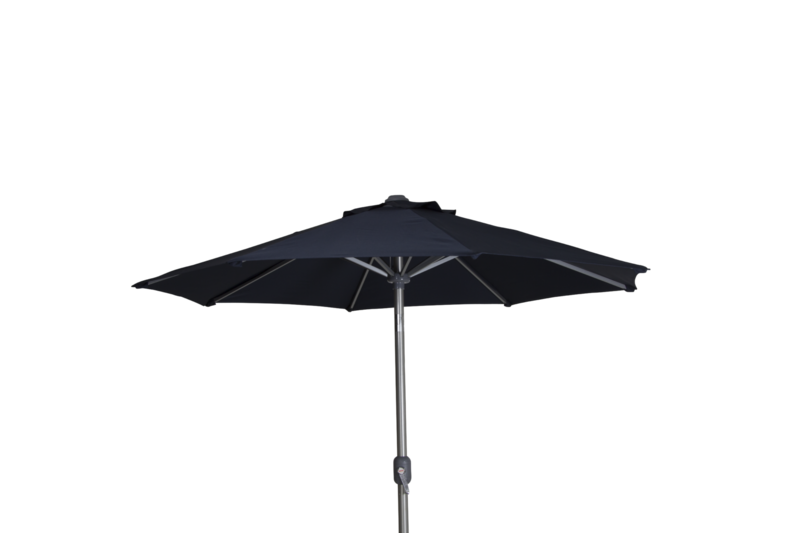 Andria parasol Sølv/blå