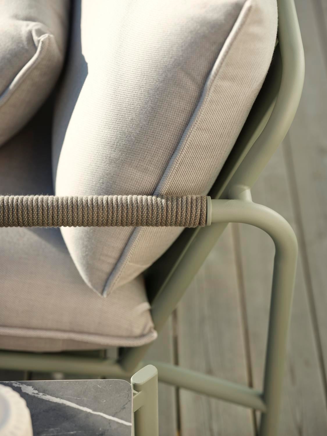 Lerberget 2,5 sæder sofa  Dusty Green/ash