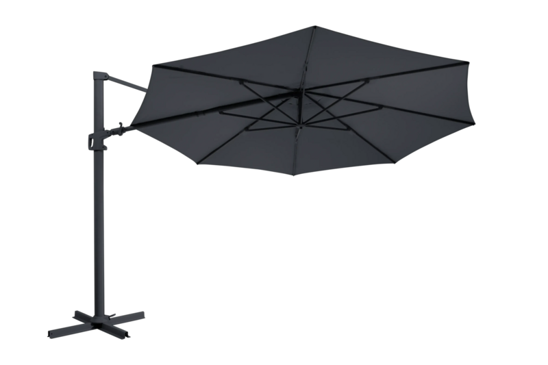 Vinovo frithængende parasol Antracit/grå