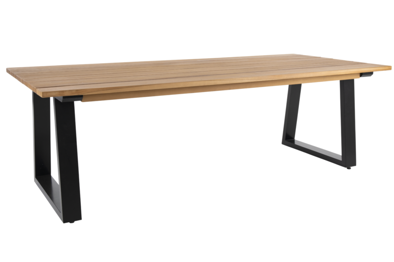 Laurion spisebord Sort/teak