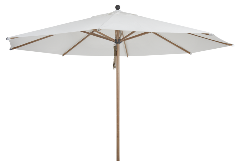 Paliano parasol Natur/hvid