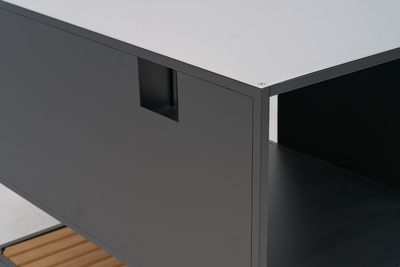 Prep udekøkken Sort