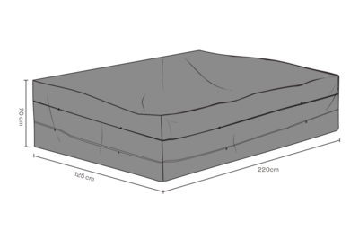 Møbel cover sofa Black-Breathable