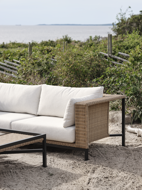 Shell 2,5-personers sofa  Rustik/Teddy Rice