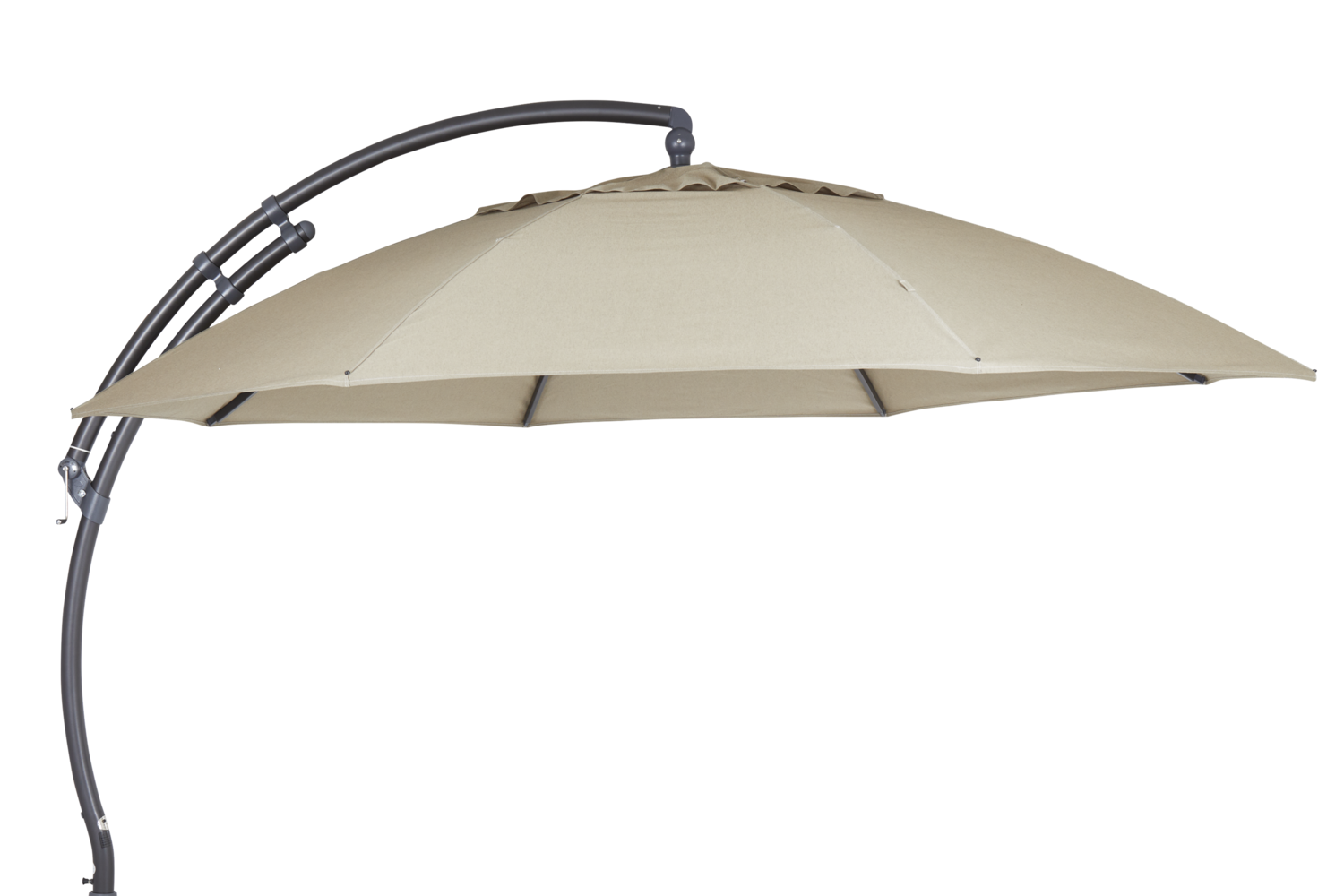 Easy Sun frithængende parasol Antracit/Sand