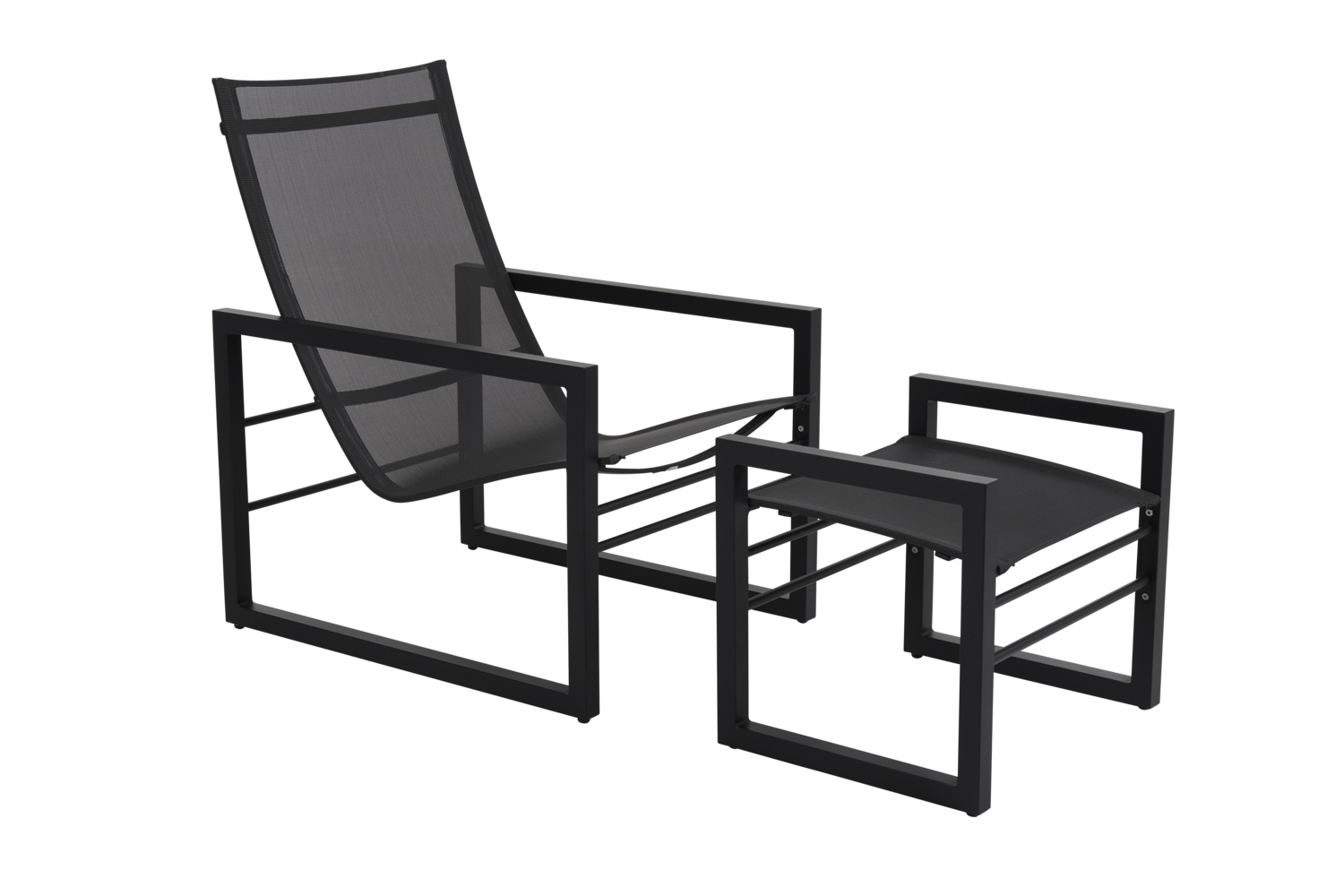 Vevi fodskammel Sort/grå