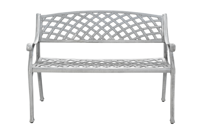Arras 2-personers sofa Aluminium