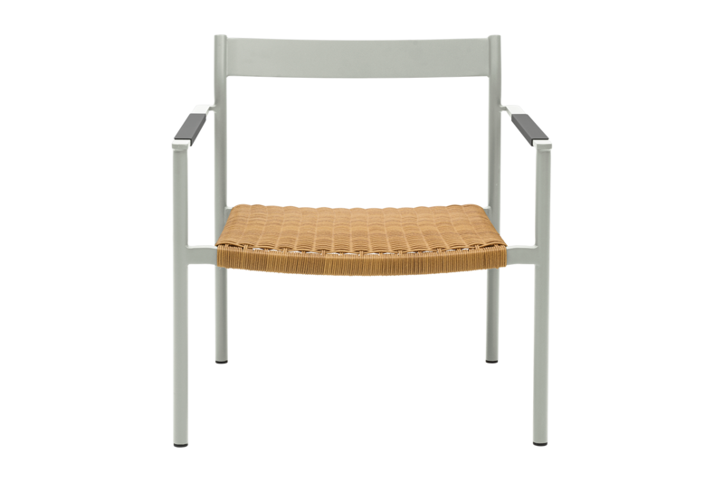 DK loungestol Light Grey/Natur