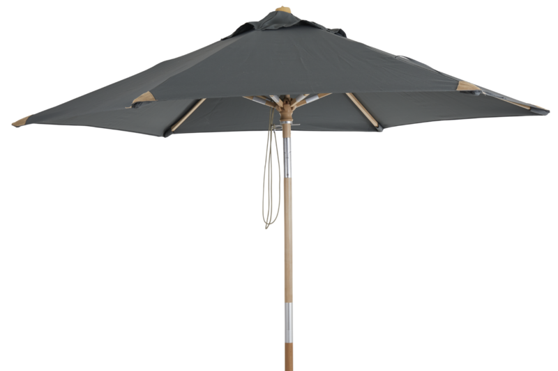 Trieste parasol Natur/grå