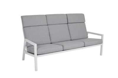 Belfort 3-personers sofa Hvid/Pearl grey