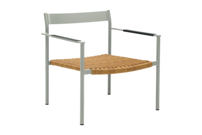 DK loungestol Light Grey/Natur