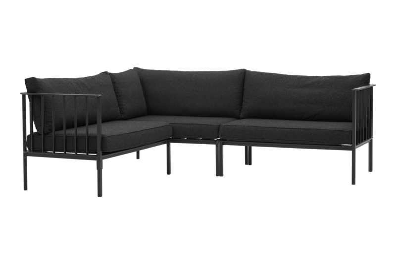 Upper loungesæt Sort/Teddy Black