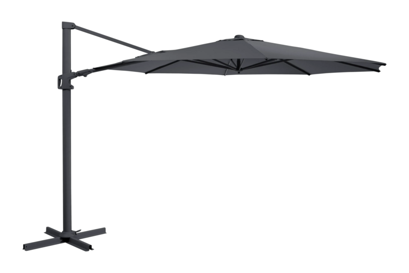 Vinovo frithængende parasol Antracit/grå