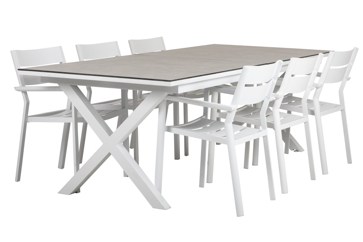 Delia stol med armlæn Hvid