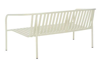 Bendt 2-personers sofa Pearl White/Teddy Orange