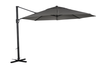 Fiesole frithængende parasol Antracit/grå