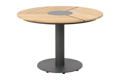 Peace Wood spisebord Antracit/Teak