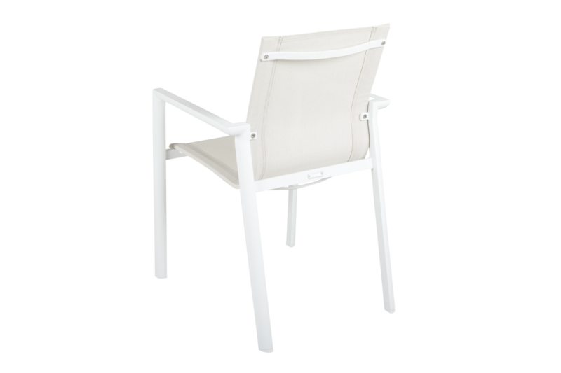 Delia stol med armlæn White_Offwhite