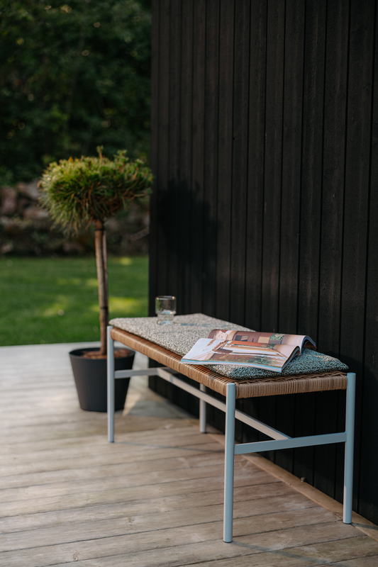 DK bænk Light Grey/Natur
