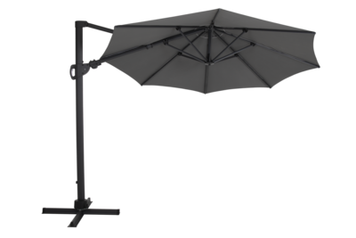 Varallo frithængende parasol Grå