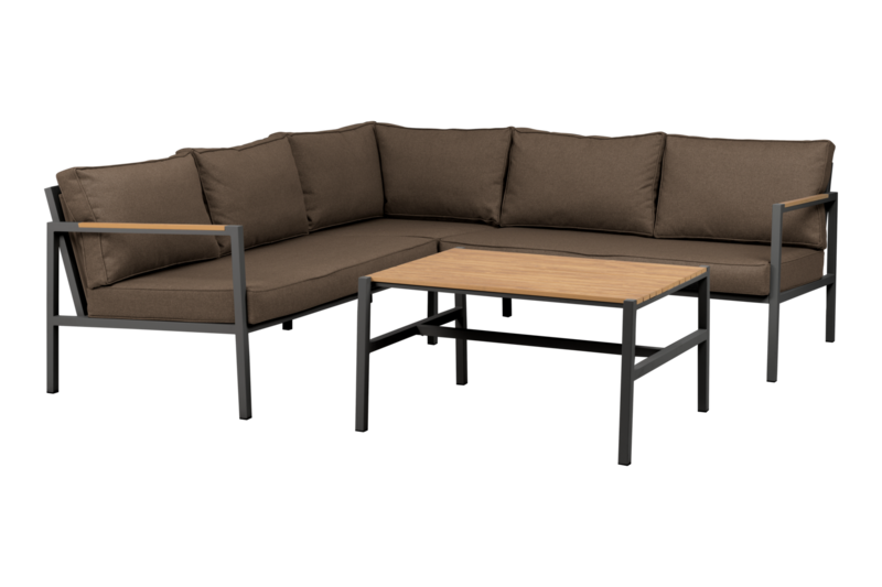 Cap loungesæt Antrasitt/Brun