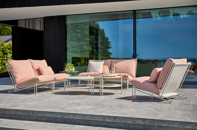 Blixt sofabord Pearl white