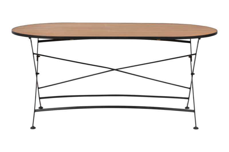 Brewer spisebord Sort/teak