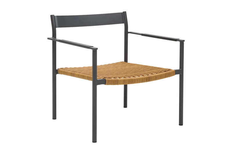 DK loungestol Antracit/Natur