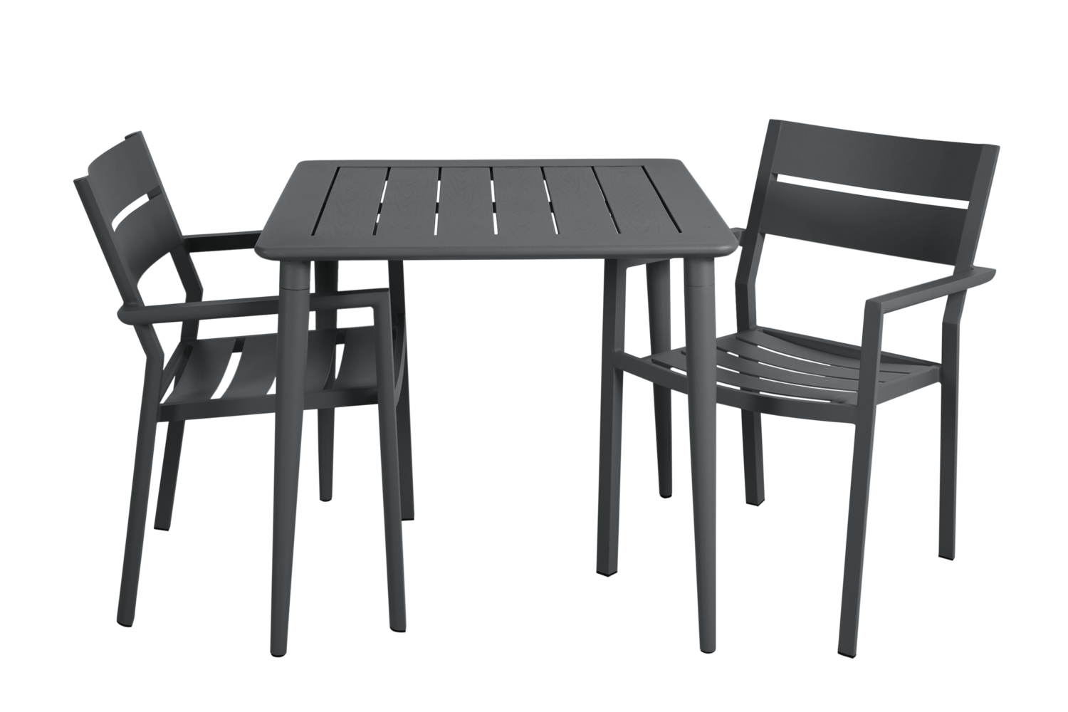 Delia stol med armlæn Antracit