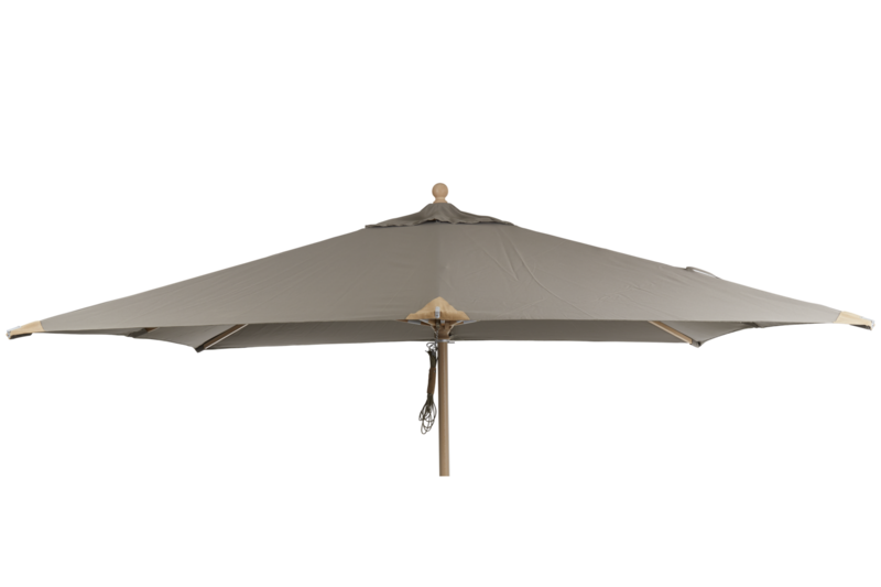 Cover taupe Como umb. 3x3m.
