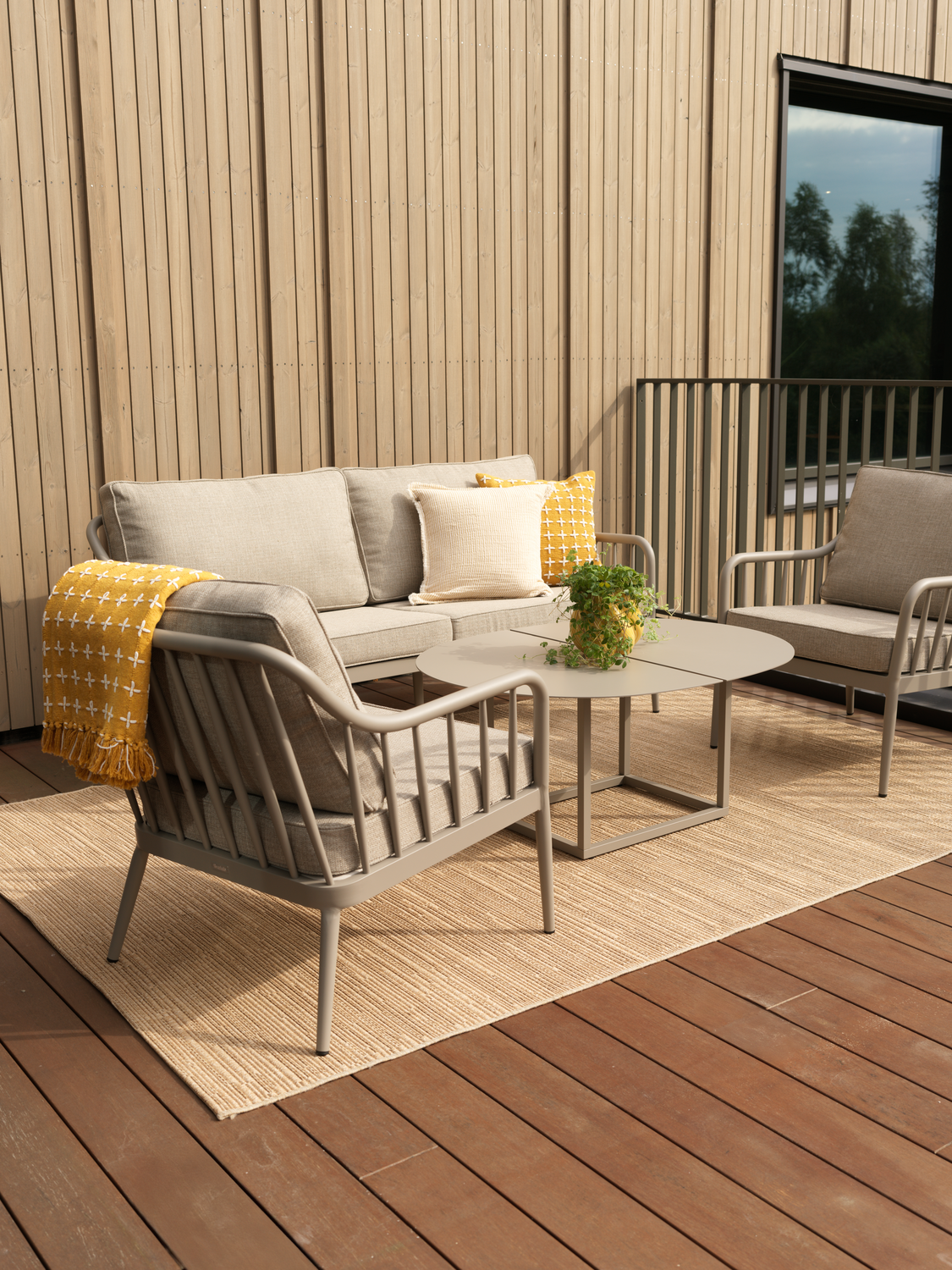 Coleville 2,5 sæder sofa  Khaki/Burlap Beige