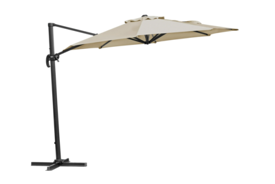 Linz frithængende parasol Antracit/khaki