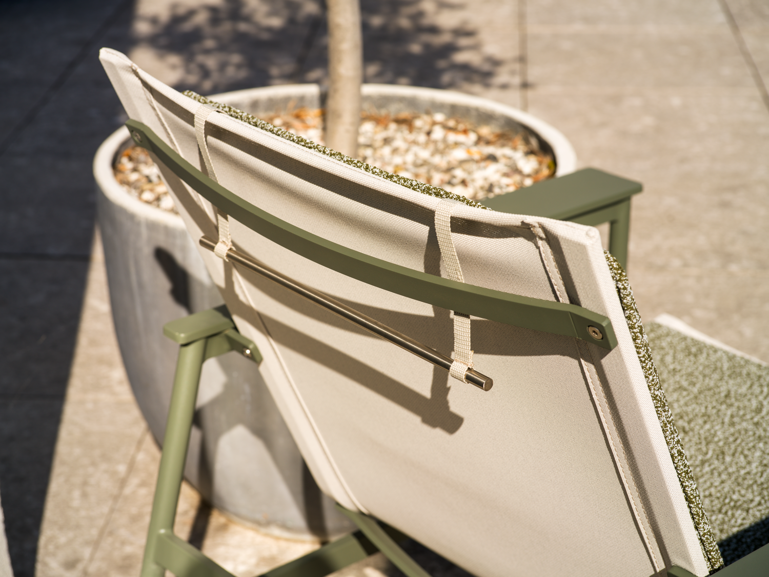 Soro loungestol Nordic Green/Teddy Verde