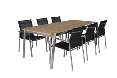 Naos spisebordsstol Natur/grå