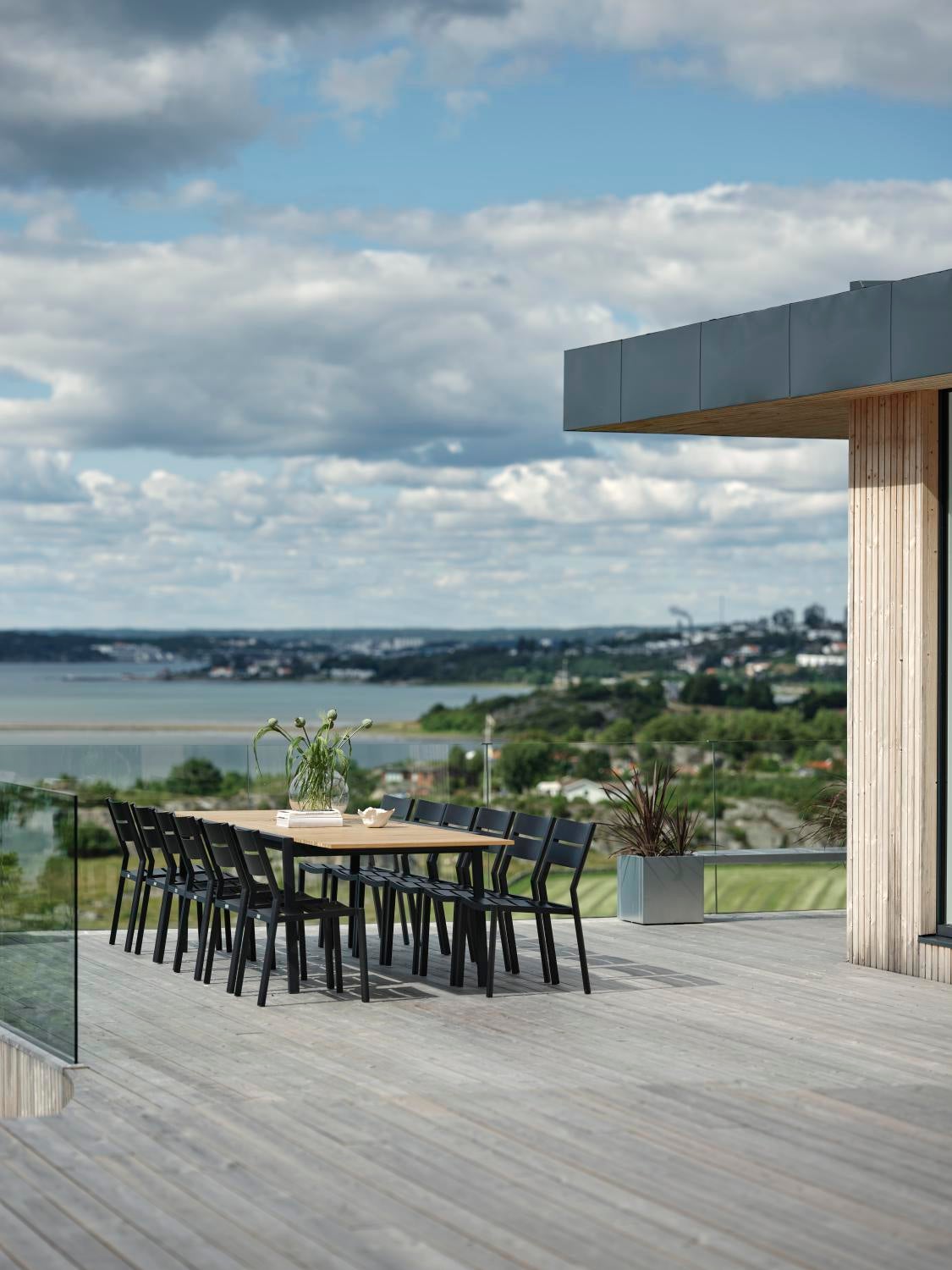 Naos spisebord Sort/teak