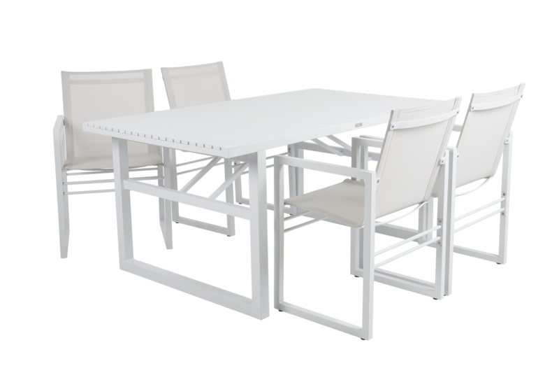 Vevi spisebordsstol Hvid/hvid