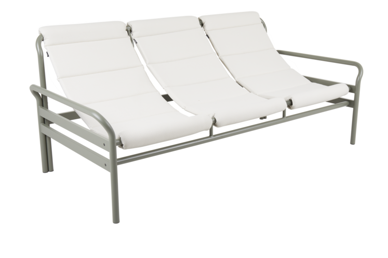 Sling 3-personers sofa Nordic Green/Vanilla White