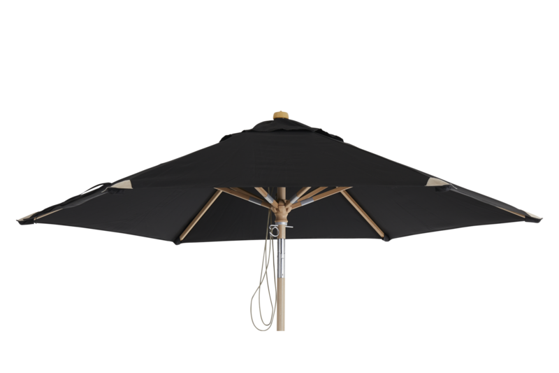 Cover black. Umbrella ø2,5m.