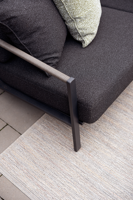 Lyra 2,5 sæder sofa  Sort/Teddy Black