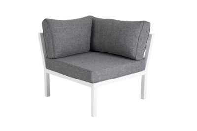 Weldon loungesæt Hvid/grå