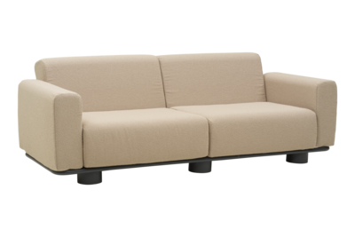 Bolster 2,5 sæder sofa  Antrasitt/Teddy Beige