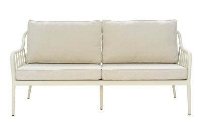 Coleville 3-personers sofa Pearl White/Dot Beige