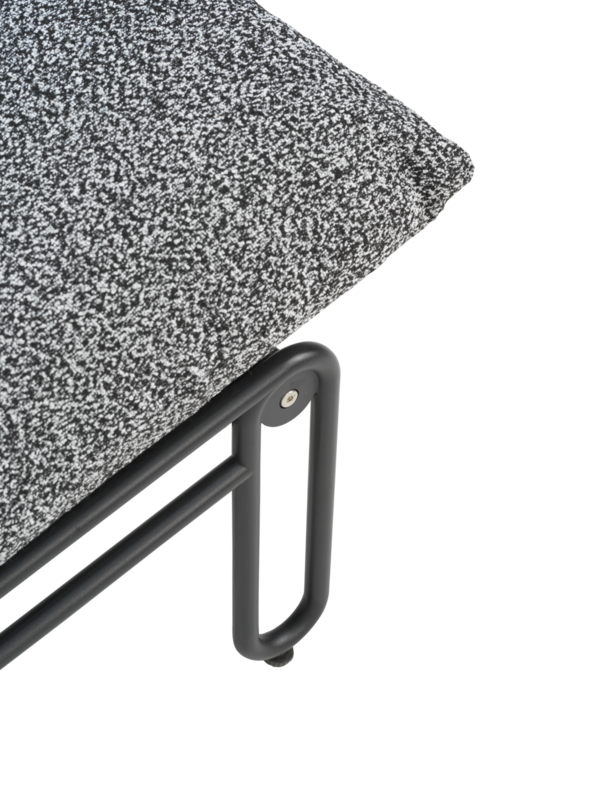 Blixt loungestol Sort/Teddy Ant