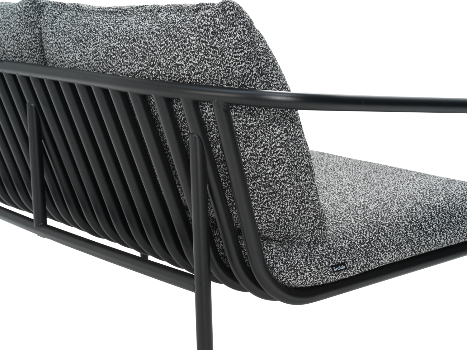 Bendt 2-personers sofa Sort/Teddy Ant