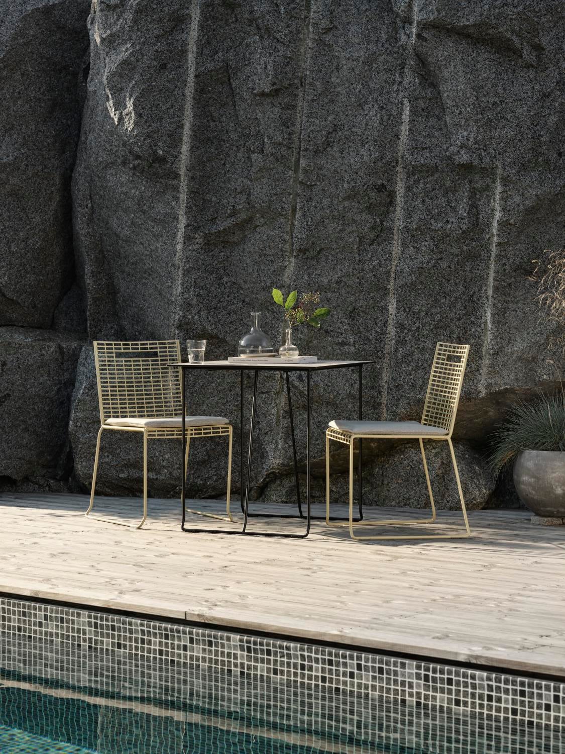 Laminate bordplade Beige/terrazzo