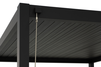 Utsikt pergola Sort