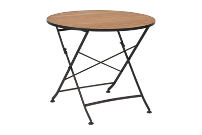 Brewer spisebord Sort/teak