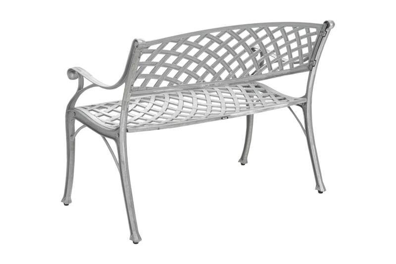 Arras 2-personers sofa Aluminium
